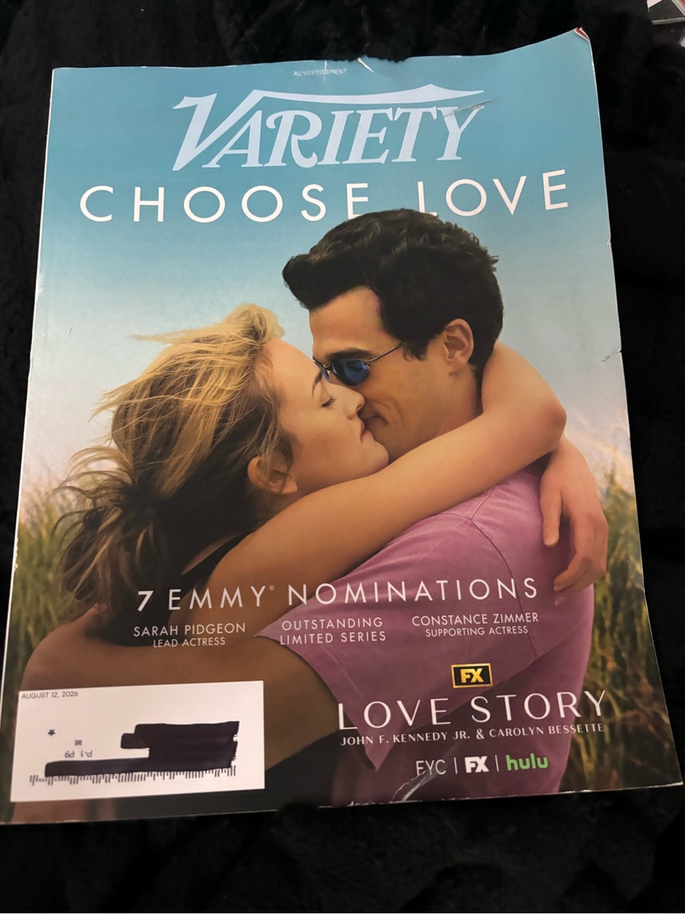 Variety Magazine Aug 12 1026 Choose Love